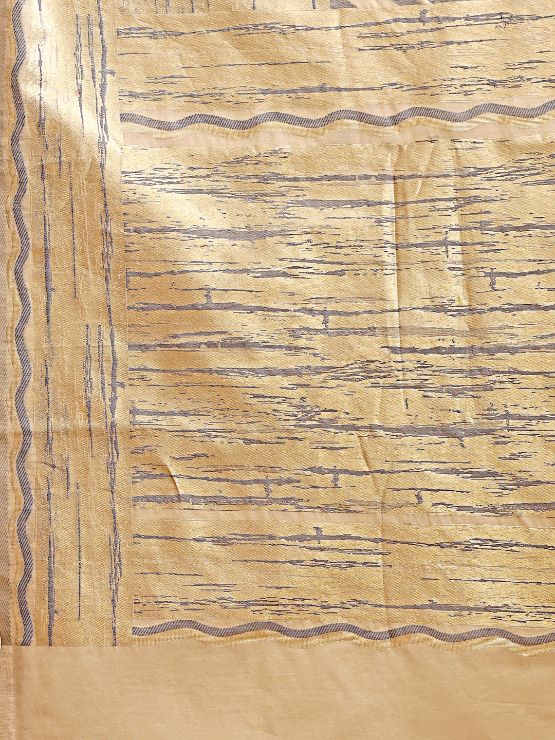 Cream Cotton Saree with Traditional Woven Zari Work