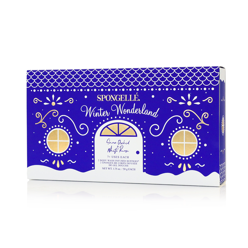 Winter Wonderland Snowman Body Wash Infused Buffer Gift Set