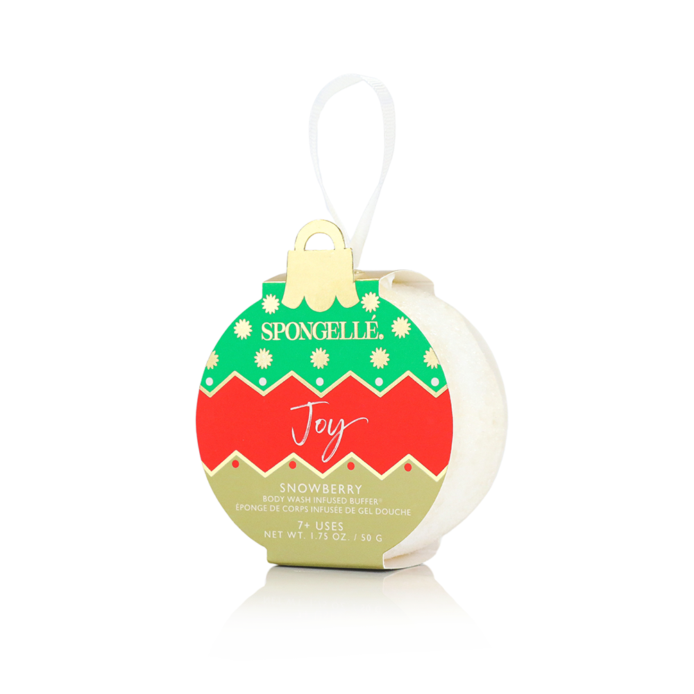 Holiday Ornament Body Wash Infused Buffer Assorted 4-Pack - Image 5
