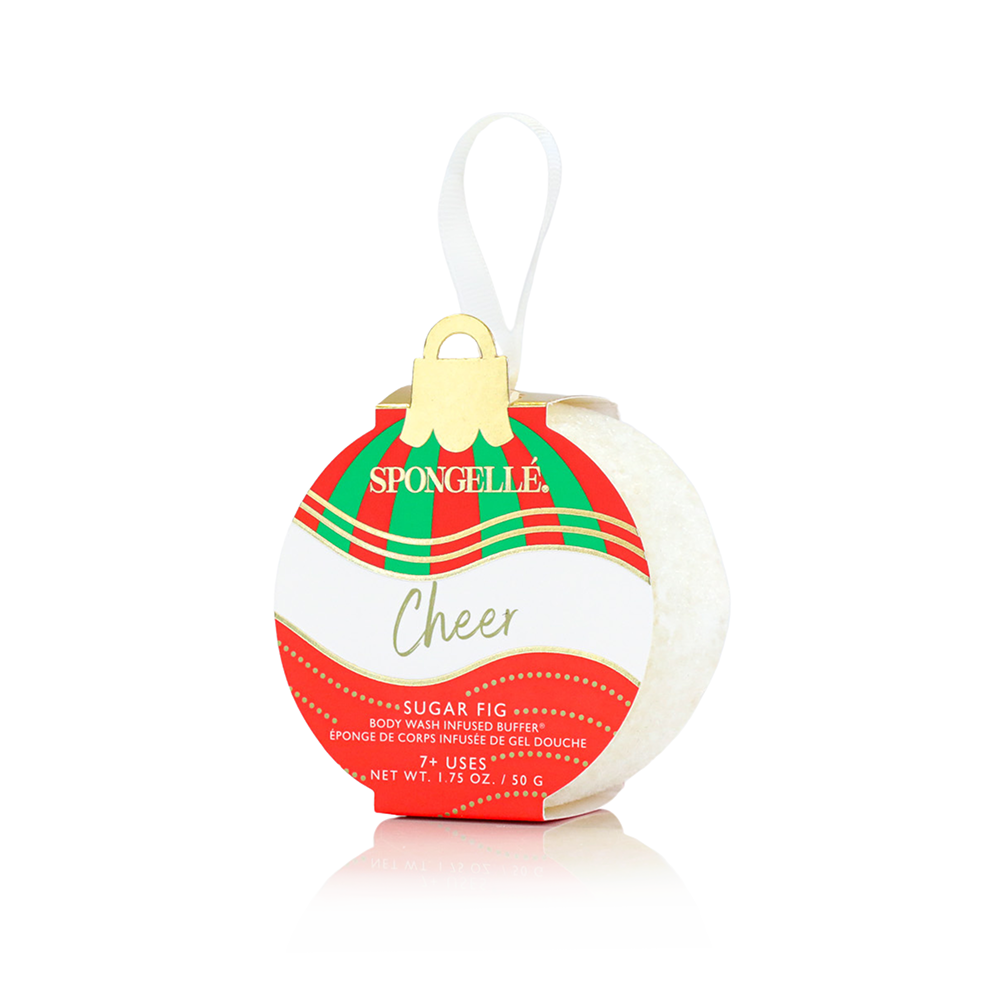 Holiday Ornament Body Wash Infused Buffer Assorted 4-Pack - Image 4