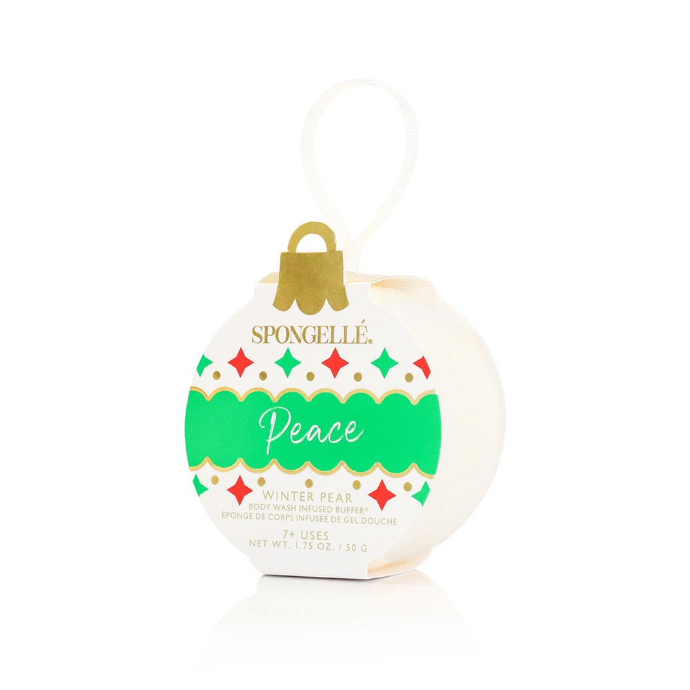 Holiday Ornament Body Wash Infused Buffer Assorted 4-Pack - Image 7