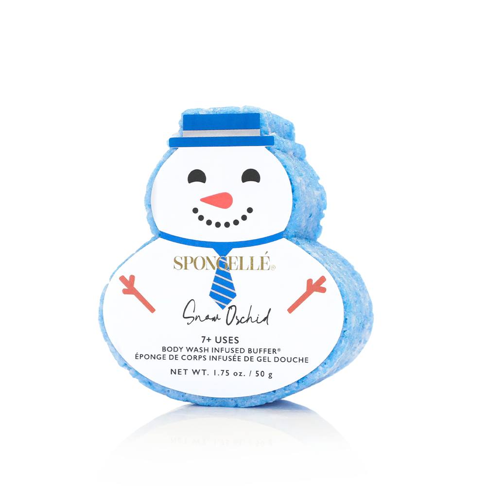 Winter Wonderland Snowman Body Wash Infused Buffer Gift Set