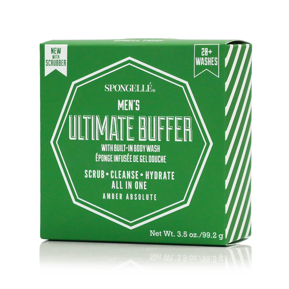 Men's Ultimate Buffer Black Scrubber in Amber Absolute Scent - Image 4
