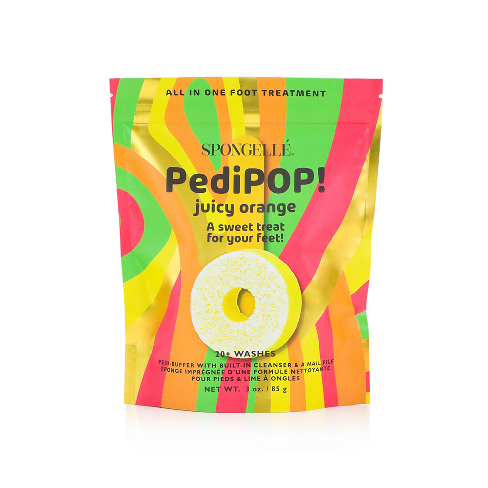Juicy Orange PediPOP Pedi Buffer and Nail File Foot Treatment - Image 4