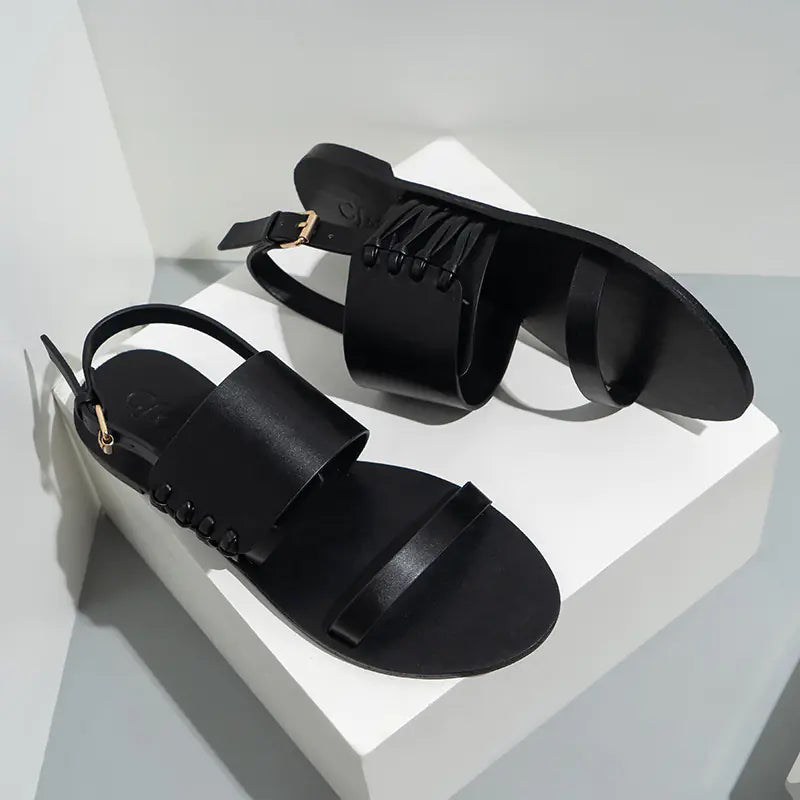 Women's Flat Breathable Beach Sandals with Adjustable Strap - Image 2