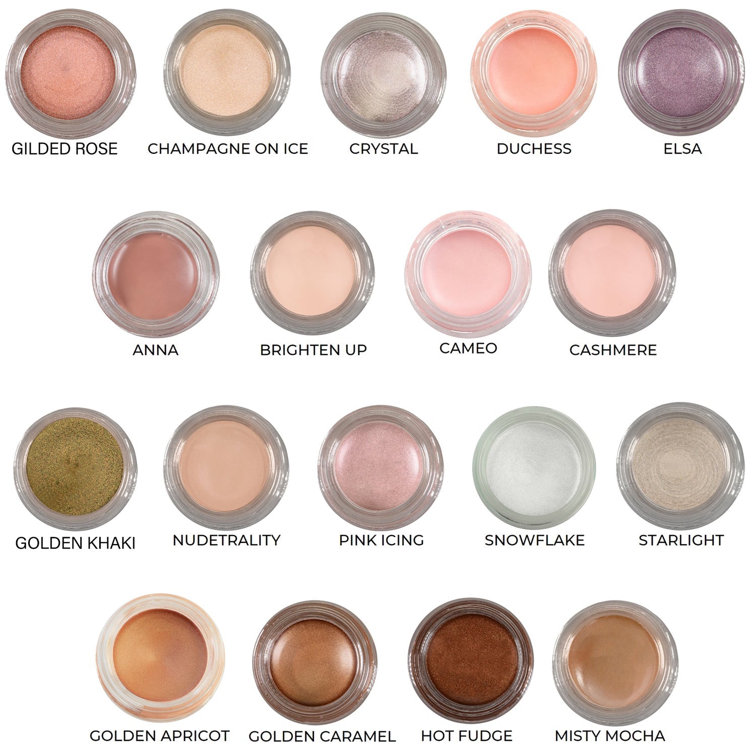Golden Khaki Any Wear Creme - A Waterproof Multi-tasking creme to powder product for eyes, cheeks & lips. Can be worn anywhere