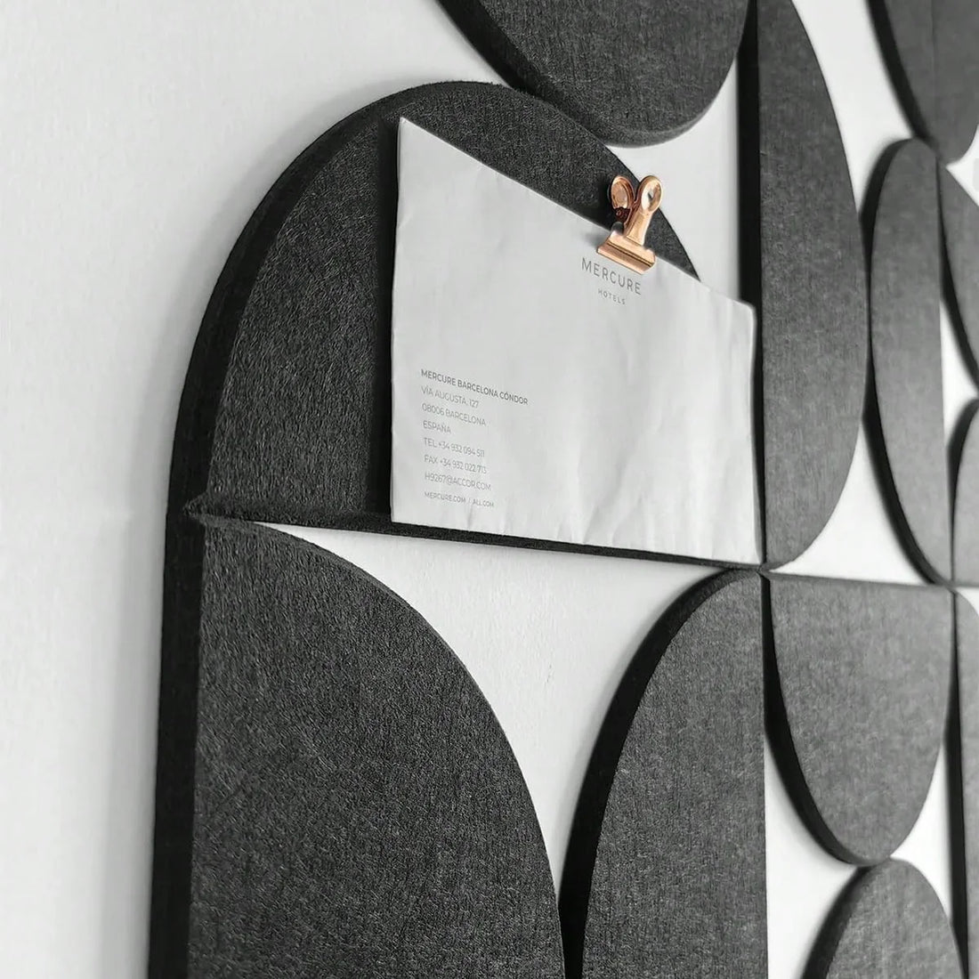 12pcs Decorative Felt Wall Panel Kit Semicircular Wall Felt Tiles Home Decor Felts Tiles with Self Adhesive Decorative Board