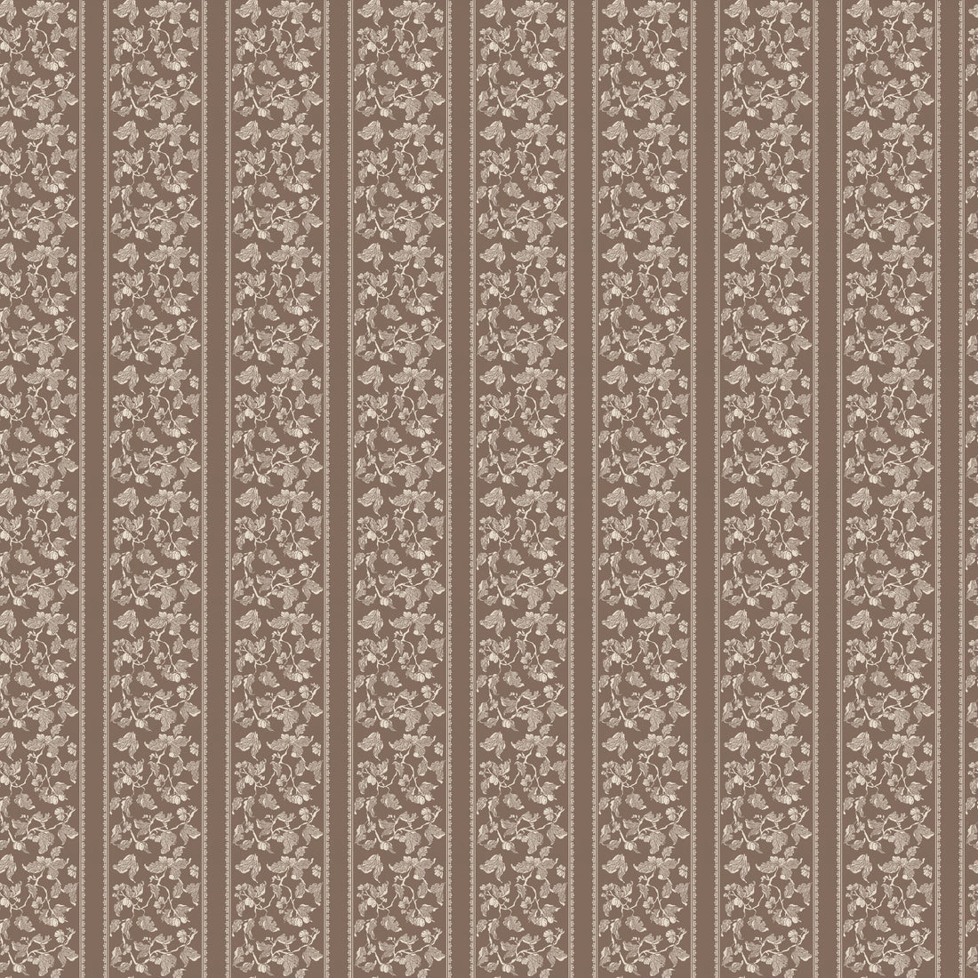 Abel Traditional Striped Wallpaper in Charcoal Beige and Cream