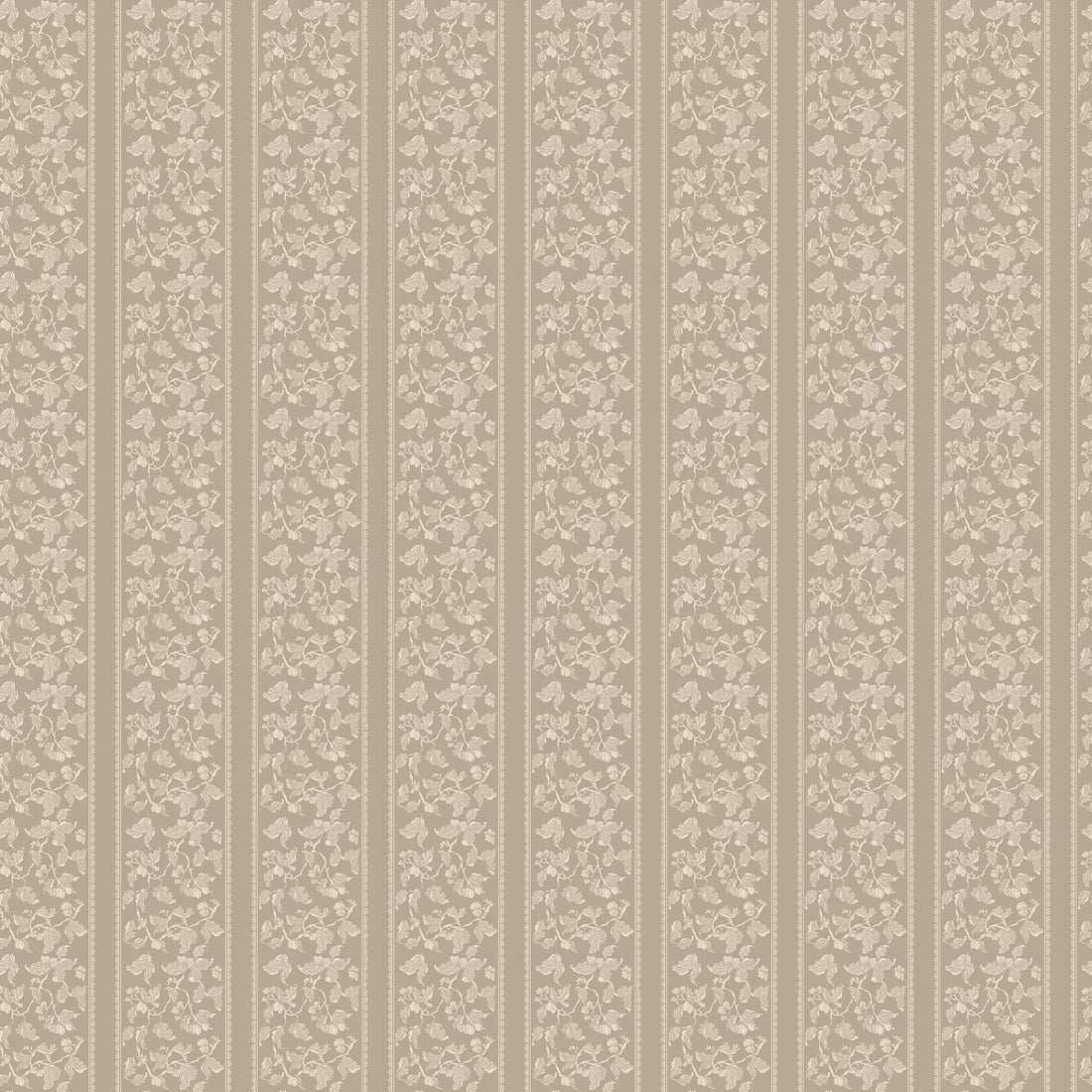 Abel Traditional Striped Wallpaper in Charcoal Beige and Cream