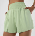 High-Waisted Peach Butt Lifting Dry-Fit Shorts (One Pair)
