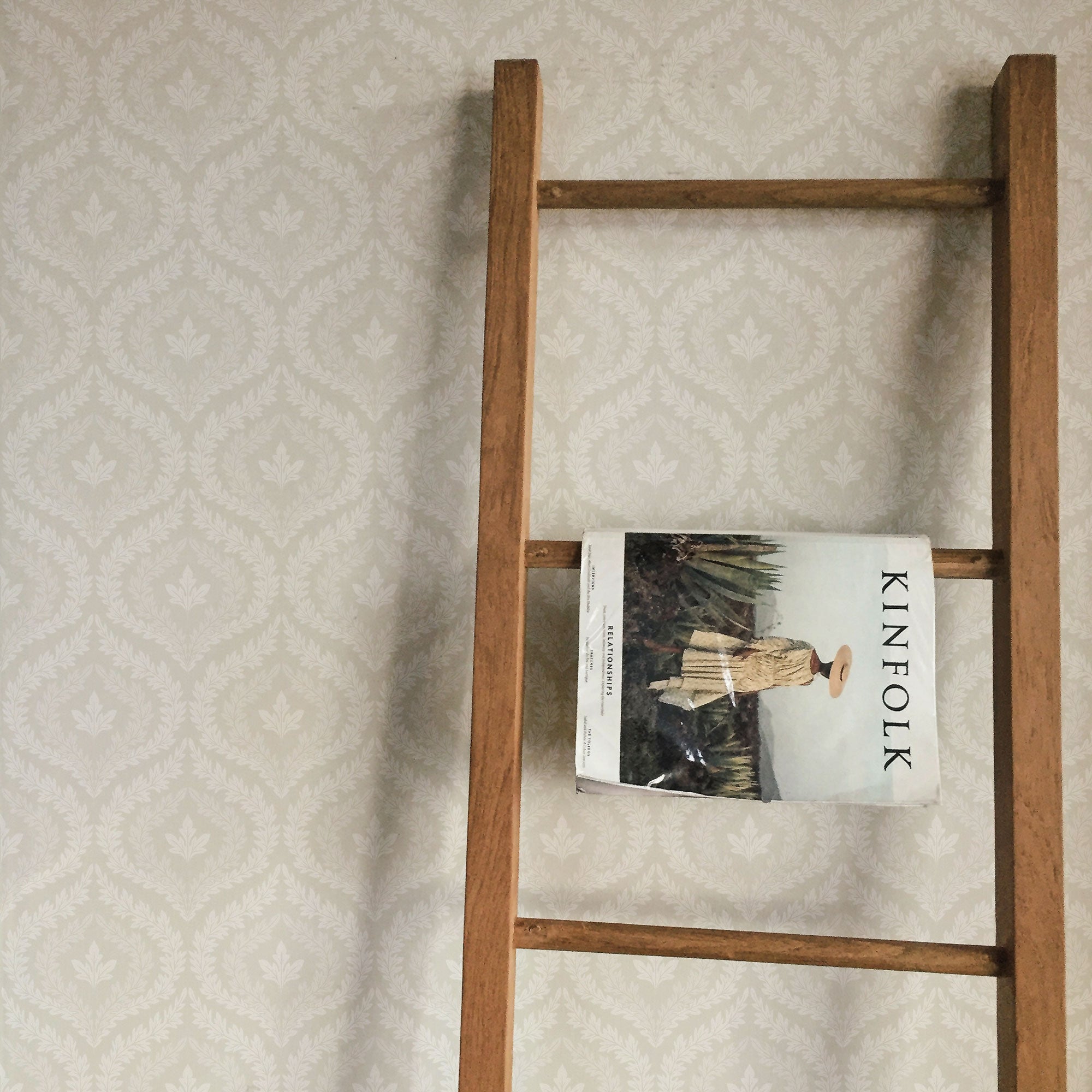 Harrison Geometric Wallpaper - Dark-Green & White Vintage Style