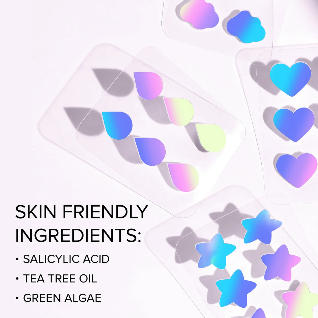 Hydrocolloid Acne Patches for Face Marine Collagen Skincare 72 Dots - Image 4