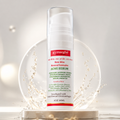 New Skin Natural Intensive Acne Serum bottle in white and red minimalist packaging.