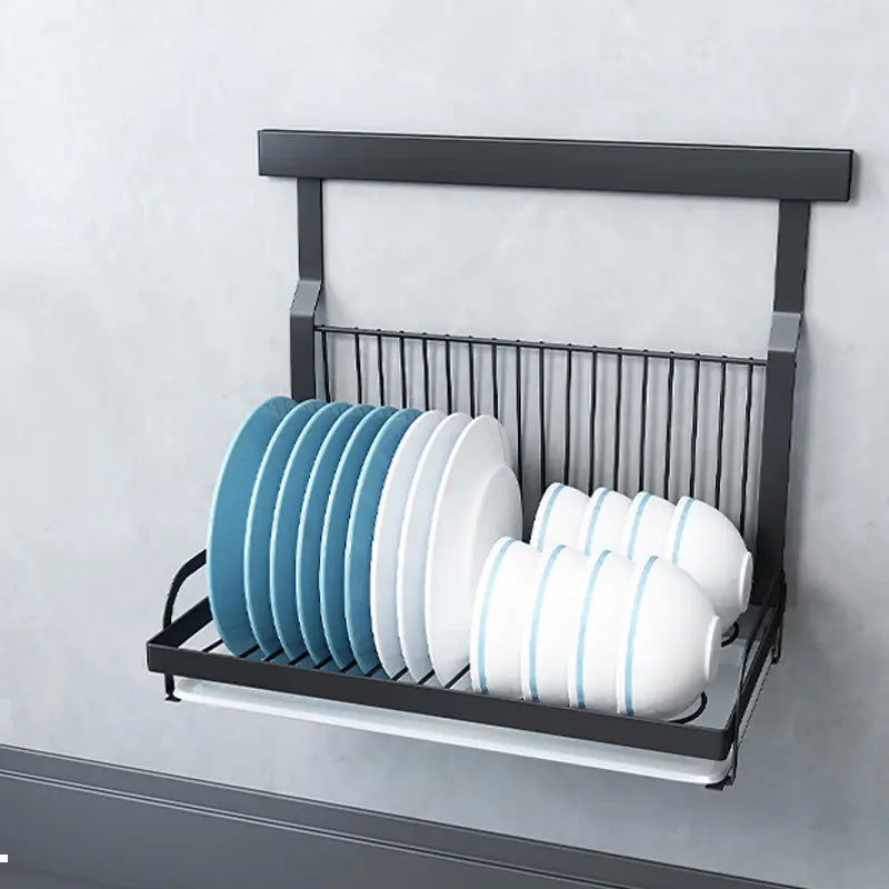 Punch-Free Stainless Steel Kitchen Storage Shelf