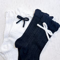 Adorable Yarn Bow Socks Set Of 2