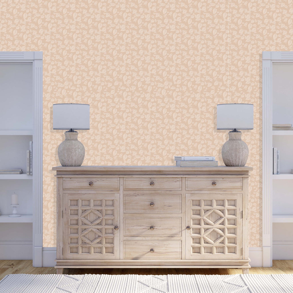Windermere Floral Wallpaper in Pink, Grey and Blue