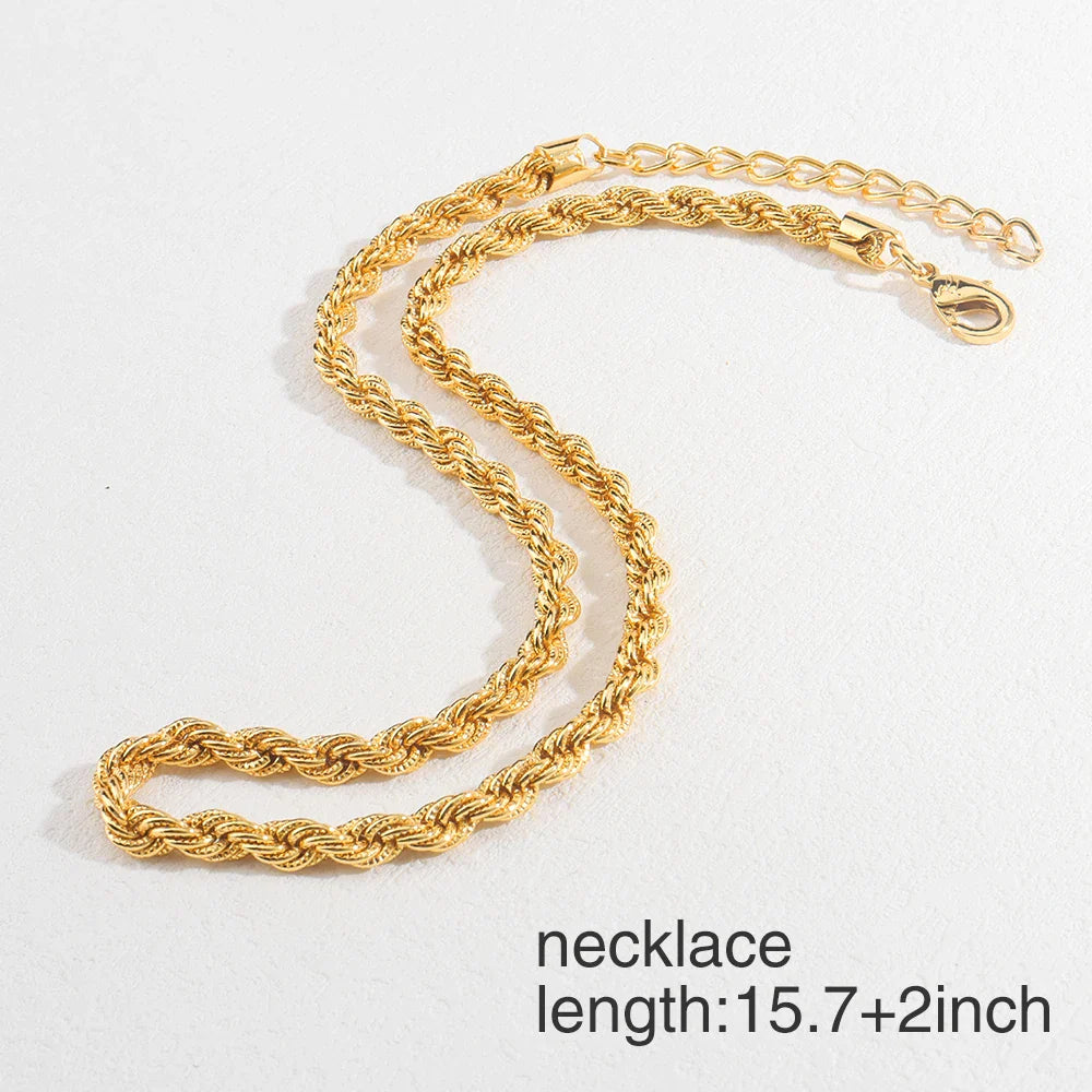 Dubai Gold Plated Jewelry Set for Women Shell pattern Earrings and Necklace Set Fashion Wedding Bride Bracelet Ring Jewelry