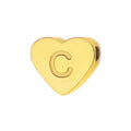 SUNIBI Initial Name Heart Shape Pendant For Necklaces Stainless Steel Necklace for Women Bracelet Make Earrings Jewelry
