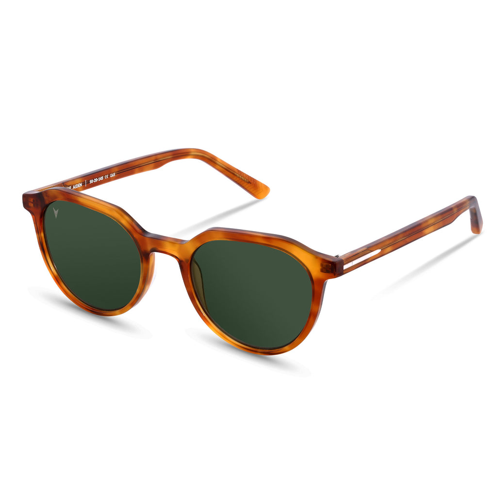 The Aiden Polarized Sunglasses - Honey Tort