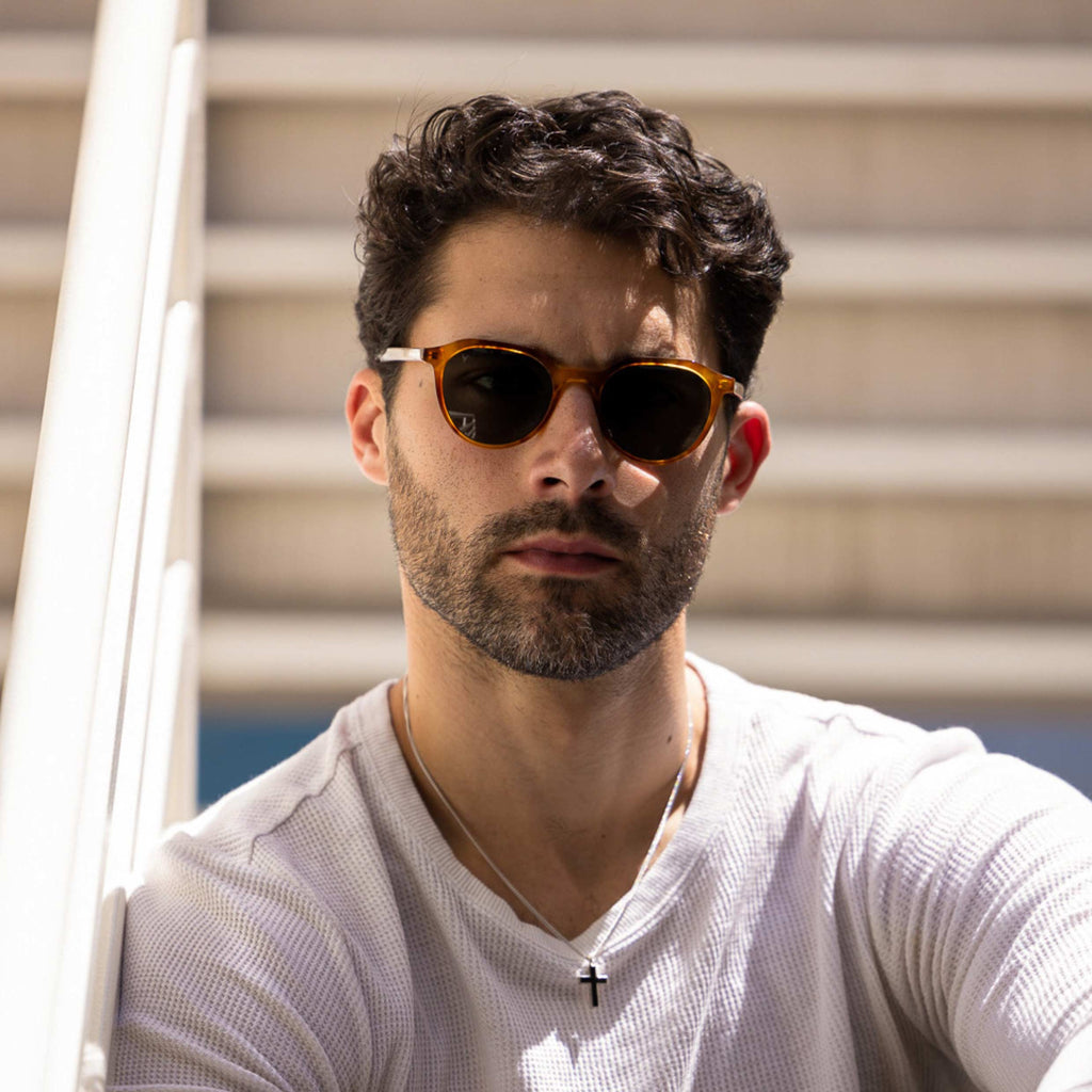 The Aiden Polarized Sunglasses - Honey Tort