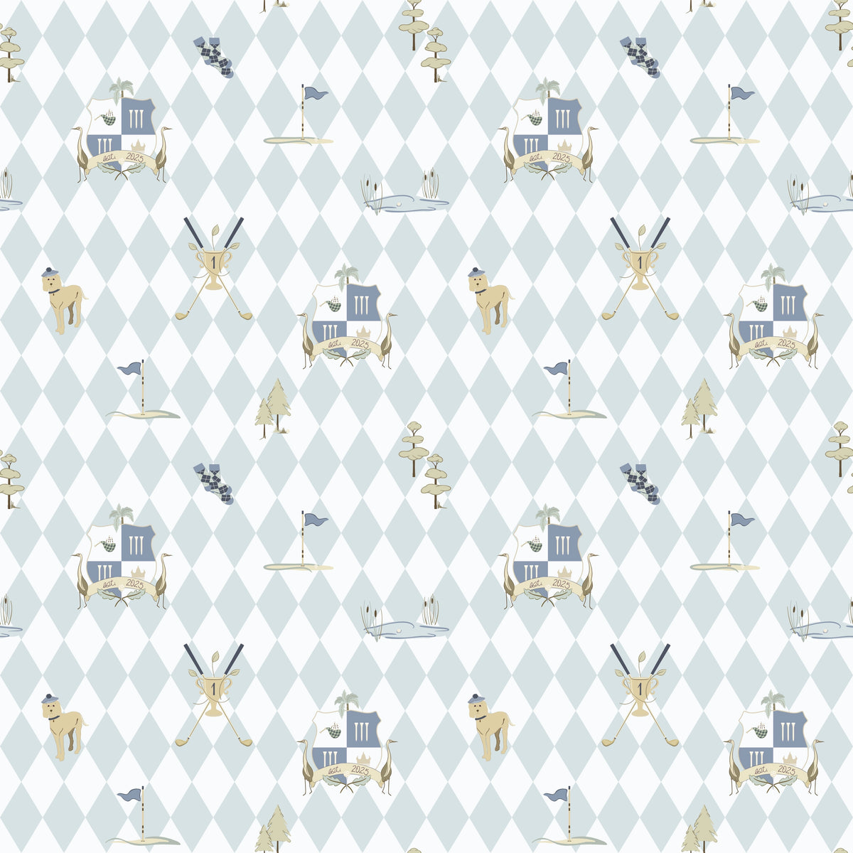 Alfred Wallpaper by Linen and Paper Design