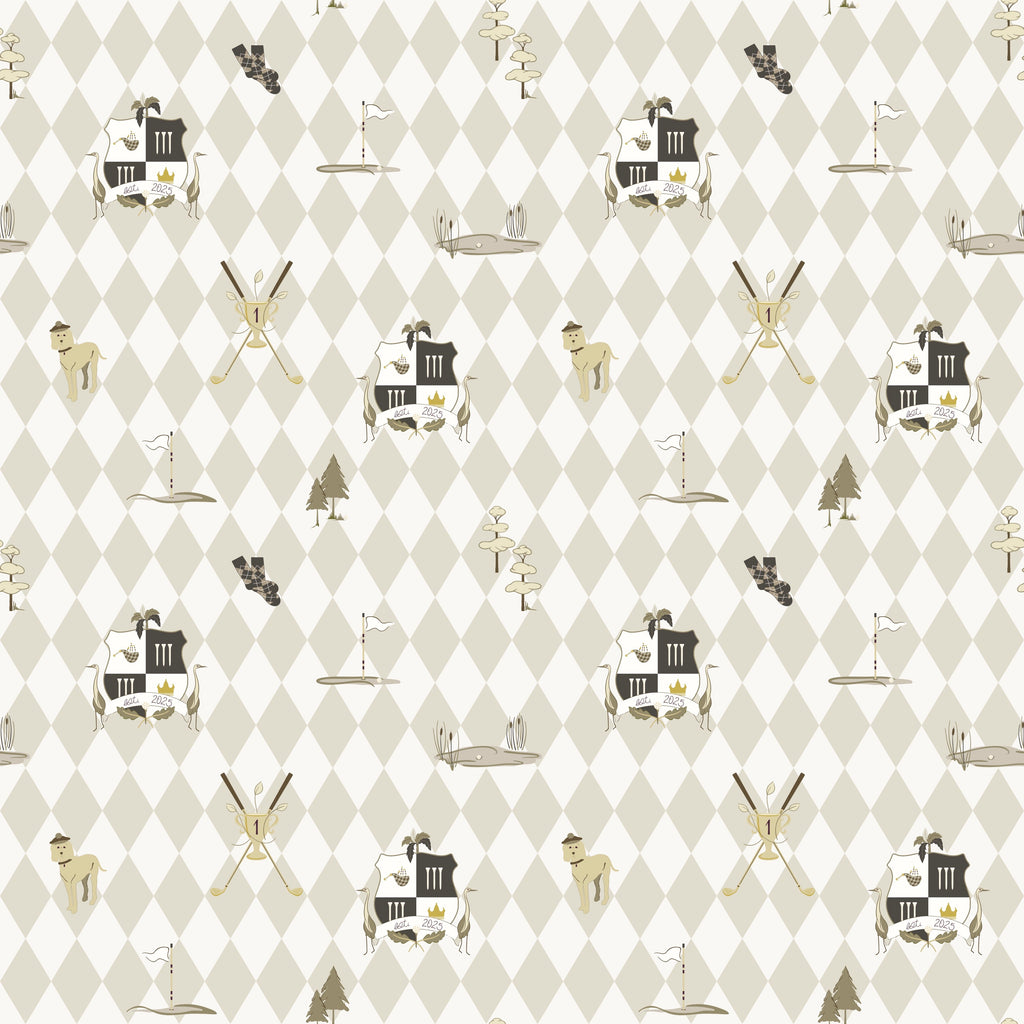Alfred Wallpaper by Linen and Paper Design