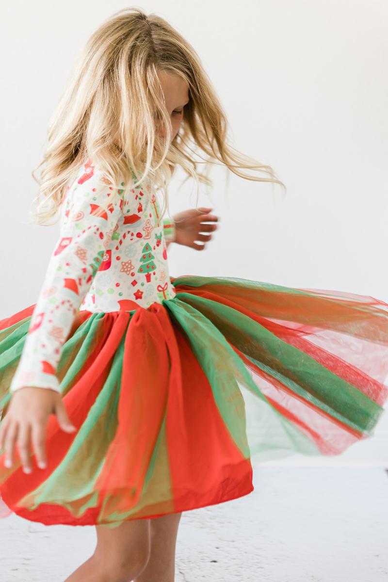 All I Want for Christmas L/S Tutu Dress