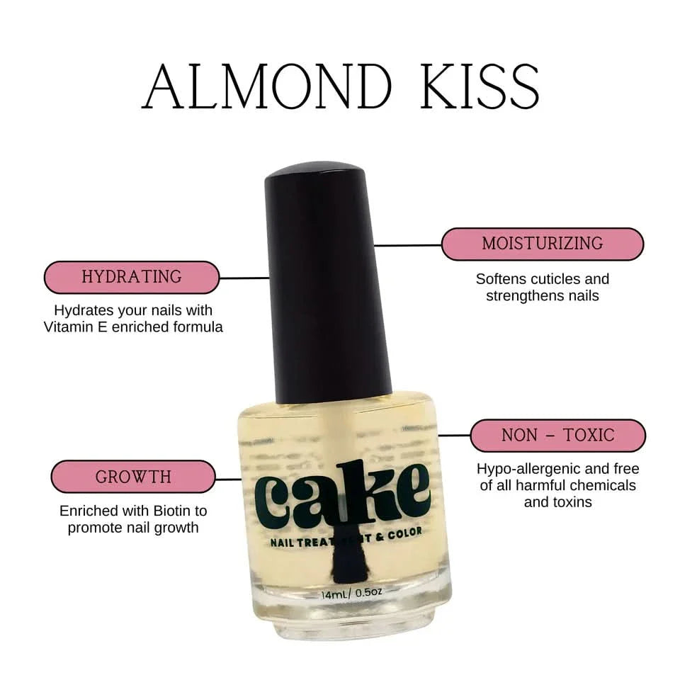 Almond Kiss Cuticle Oil with Keratin, Biotin & Vitamin E 0.5 oz