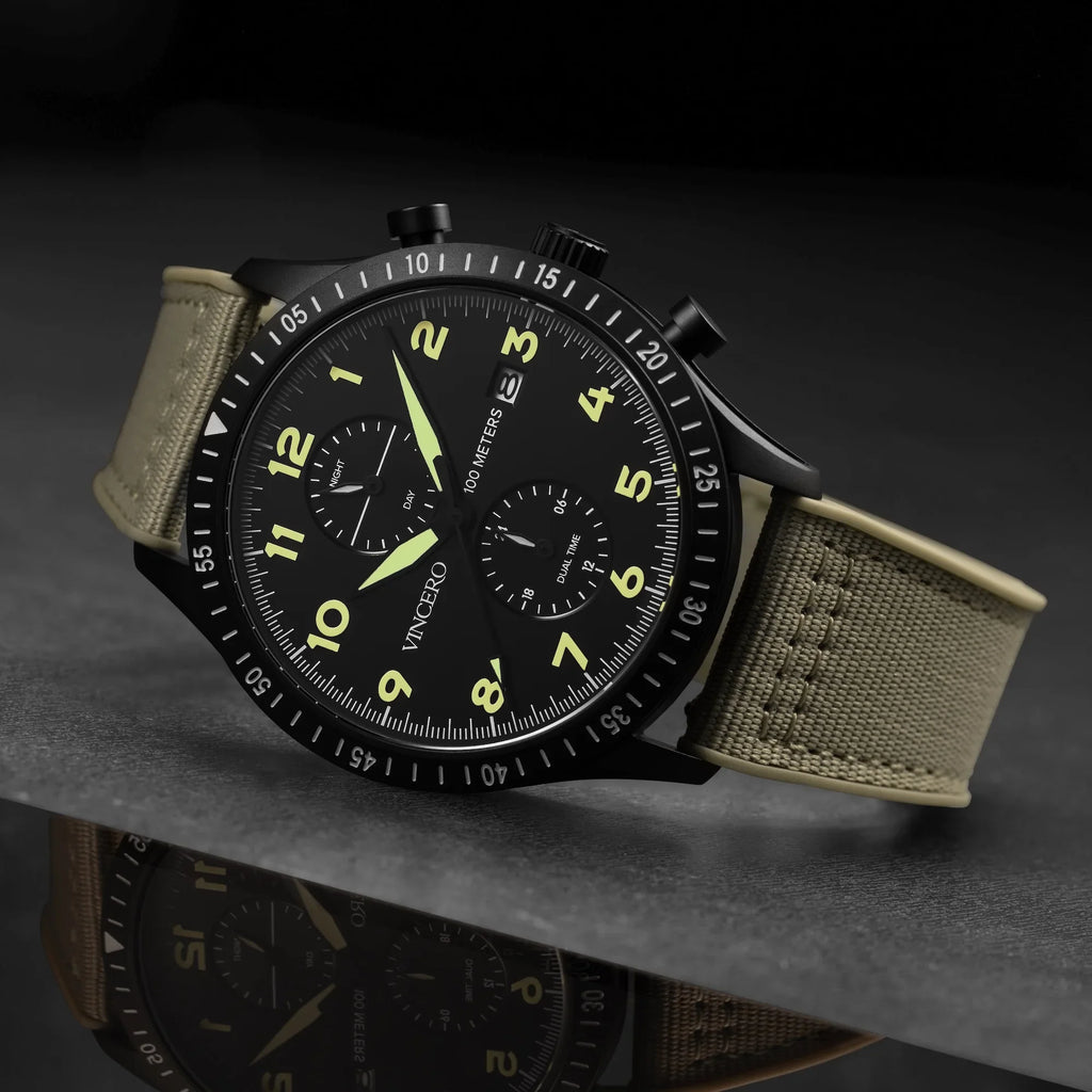 The Altitude Watch in Graphite - 43mm Mens Everyday Timepiece