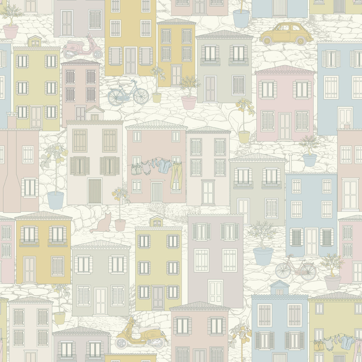 Amalfi Wallpaper by Margaret Clavell