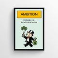 Ambition Monopoly Poster