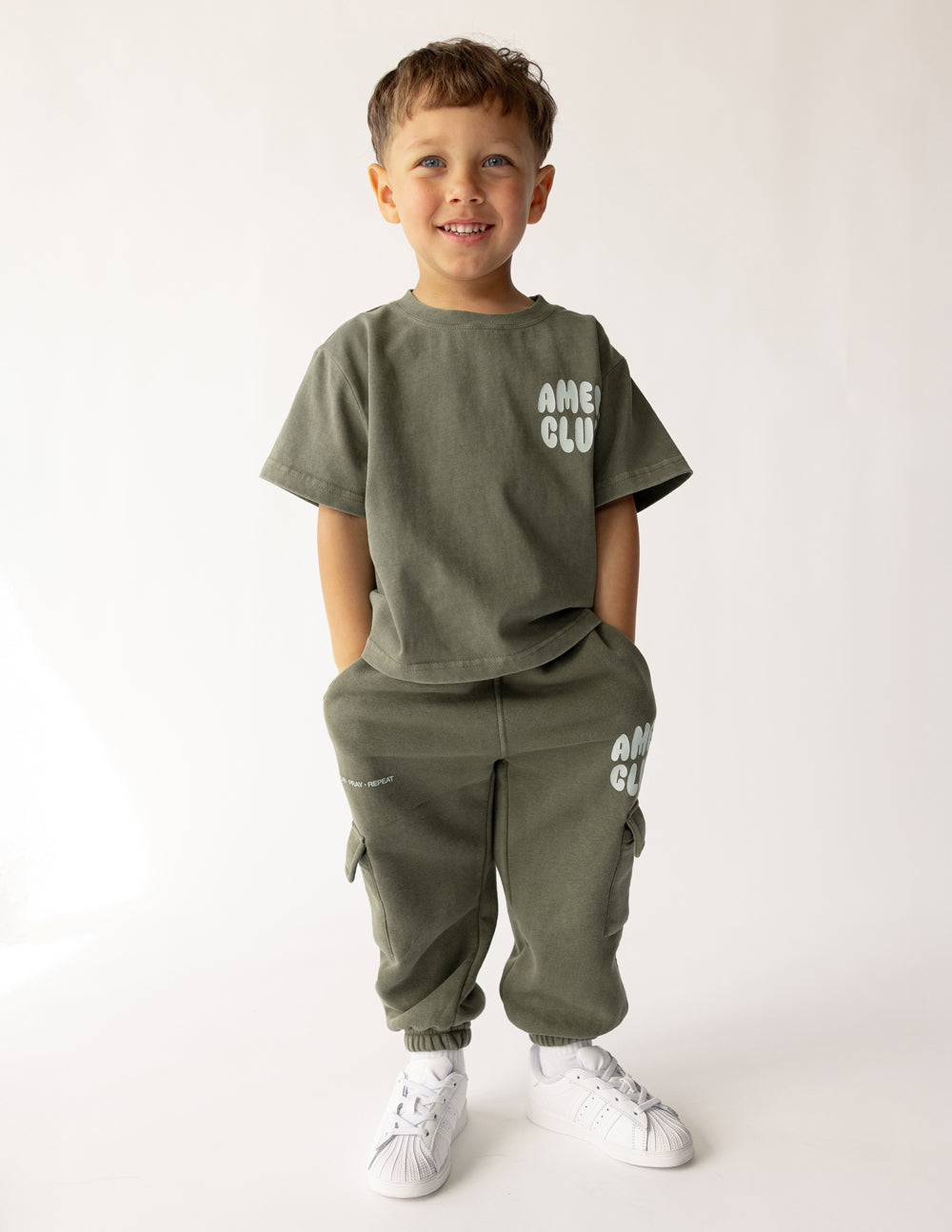 Kids Cargo Sweatpants - Oversized Play & Lounge Bottoms