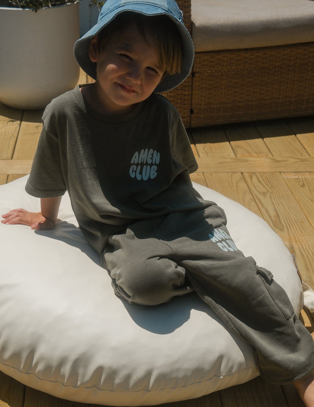 Kids Cargo Sweatpants - Oversized Play & Lounge Bottoms