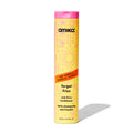 Amika Forget Frizz Anti-Frizz Conditioner bottle in vibrant yellow and pink packaging.