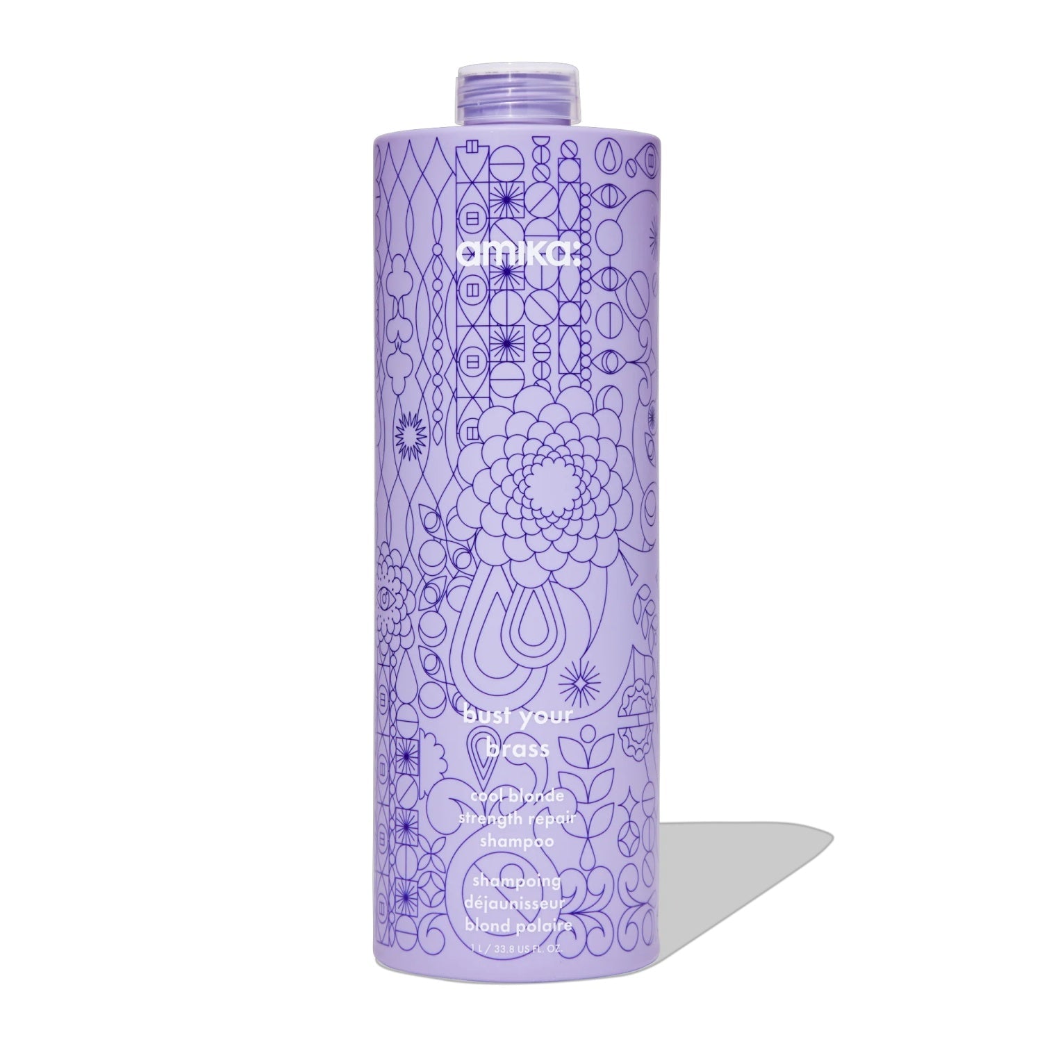 Bust Your Brass Cool Blonde Repair Shampoo for Brighter Hair
