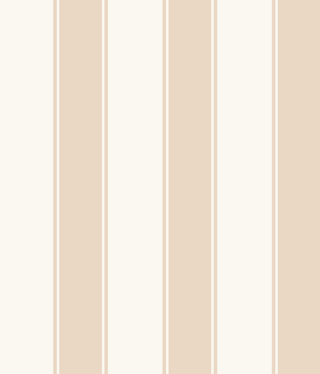 Andy Striped Removable Wallpaper in Blue, White, Pink and Cream