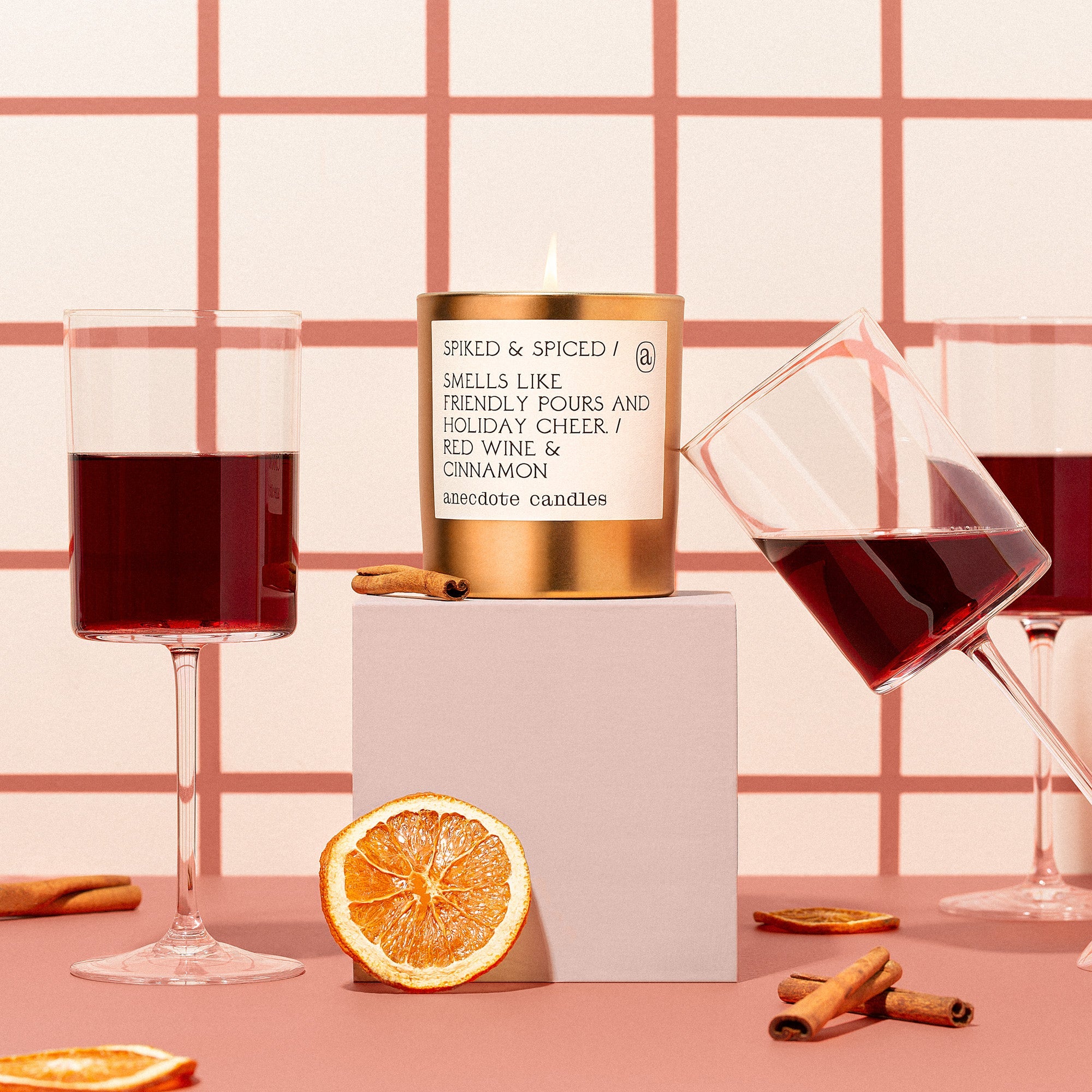 Spiked & Spiced Modern Candle