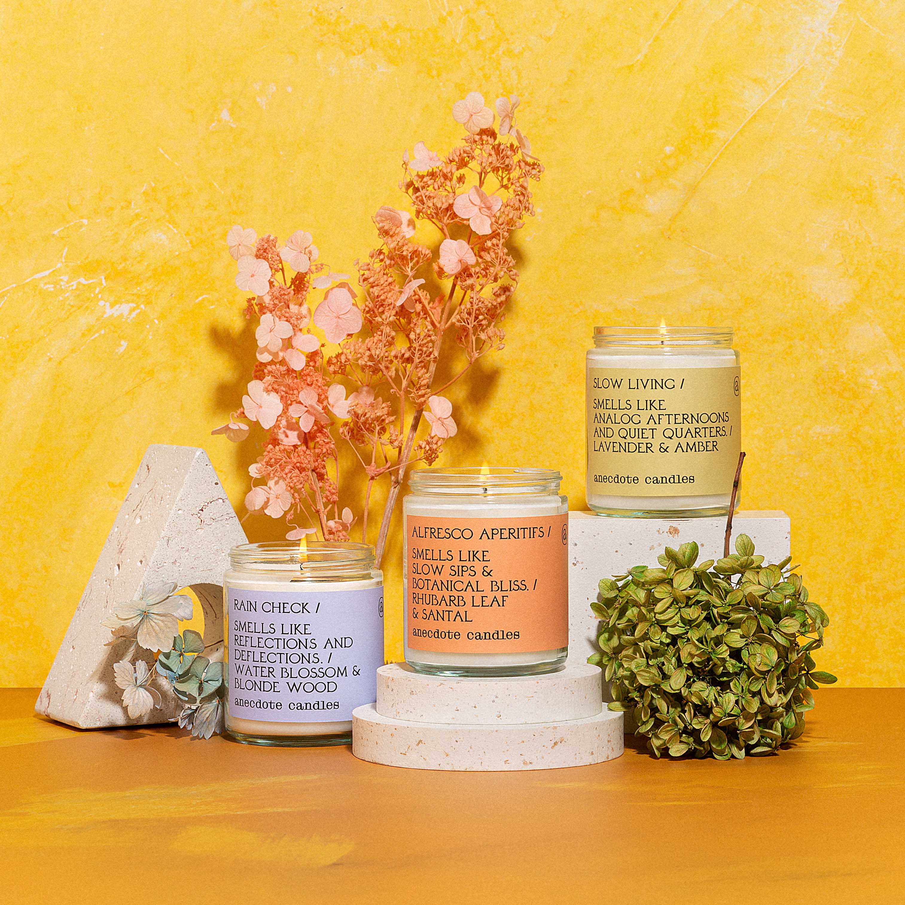 Slow Living Lavender Amber Candle