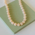 Anika Peach Beaded Necklace