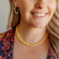 Anika Yellow Beaded Necklace