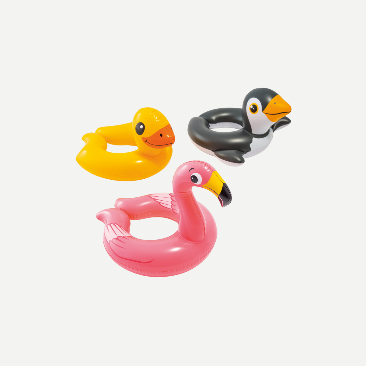 Animal Split Rings 3-Pack Kids Pool Toys for Ages 3-6