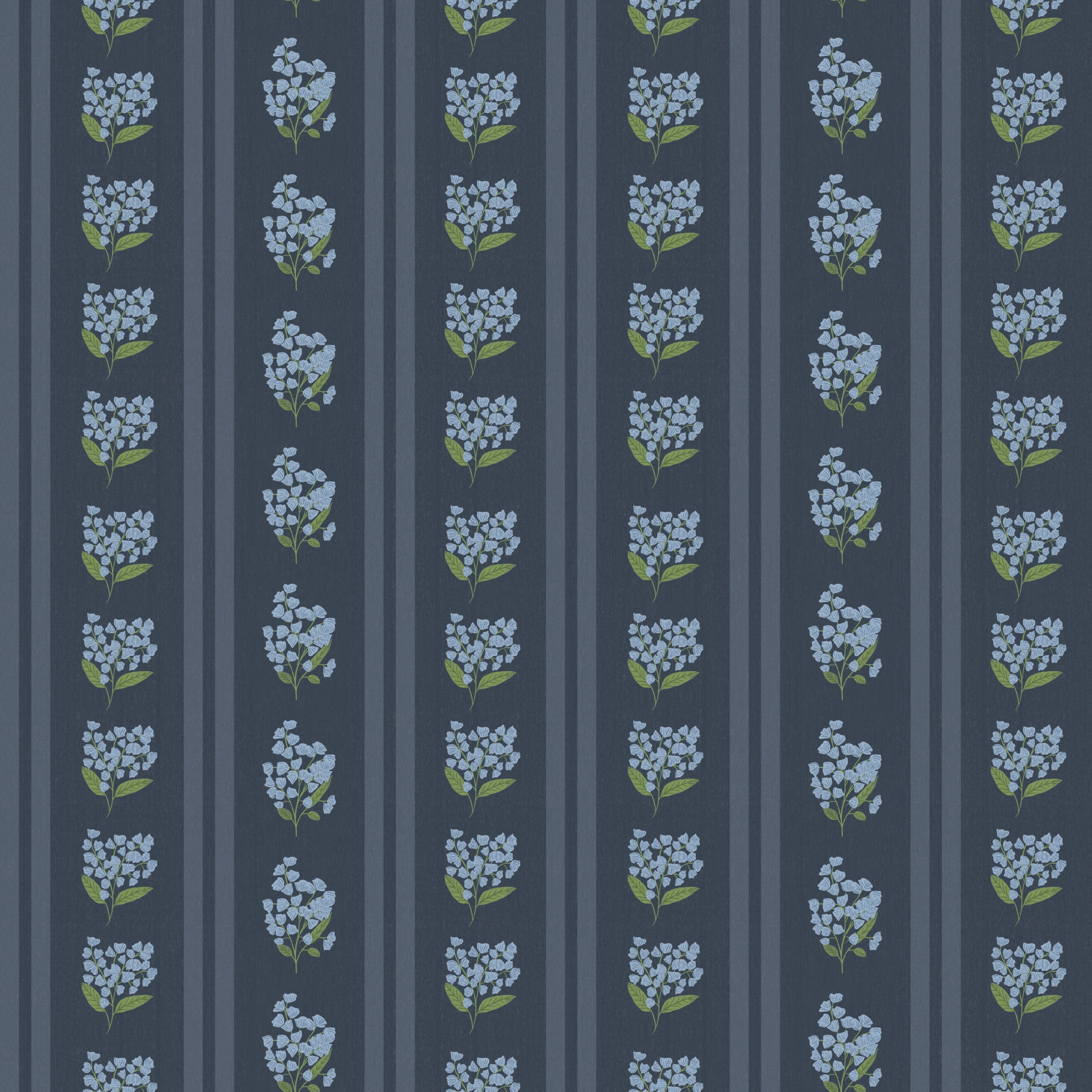 Annalise Floral Removable Wallpaper in Pink, White, Blue, and Green