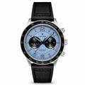 The Apex Arctic Edition watch with a crisp, clean 42mm dial and silver-toned casing.