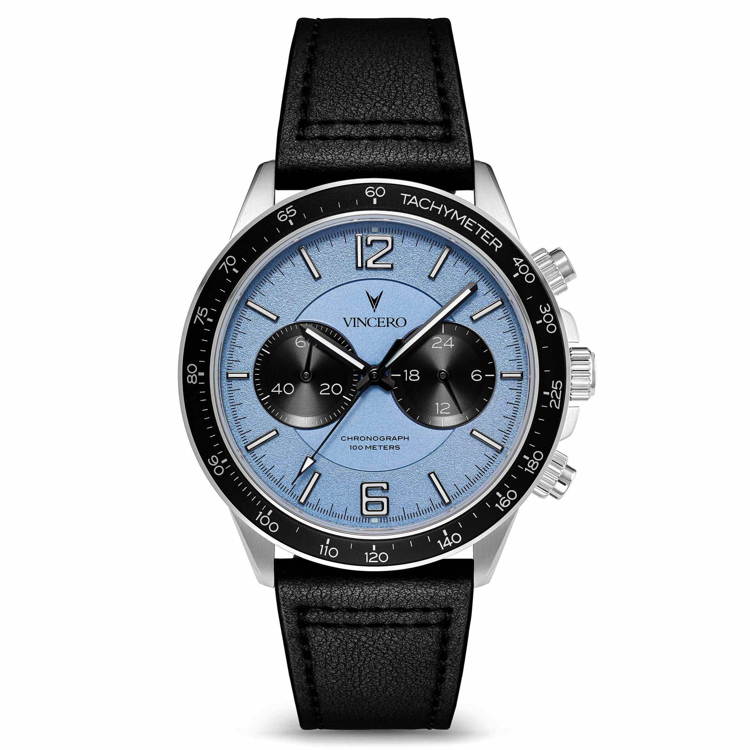 The Apex Arctic Edition watch with a crisp, clean 42mm dial and silver-toned casing.