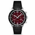 The Apex watch in Scarlet Iron featuring a 42mm face and 22mm strap.