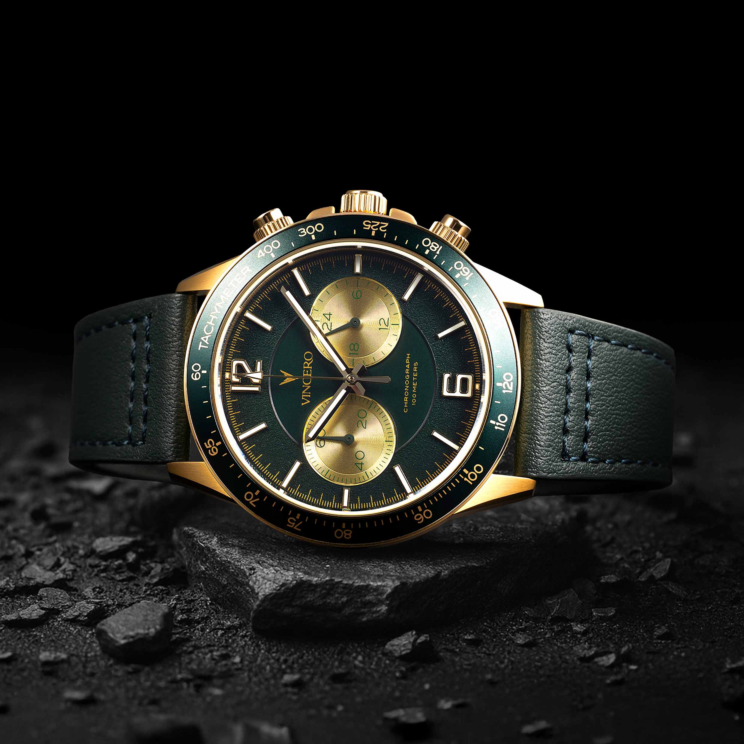 Apex Limited Release Kingsguard Matte Green Dial Chronograph