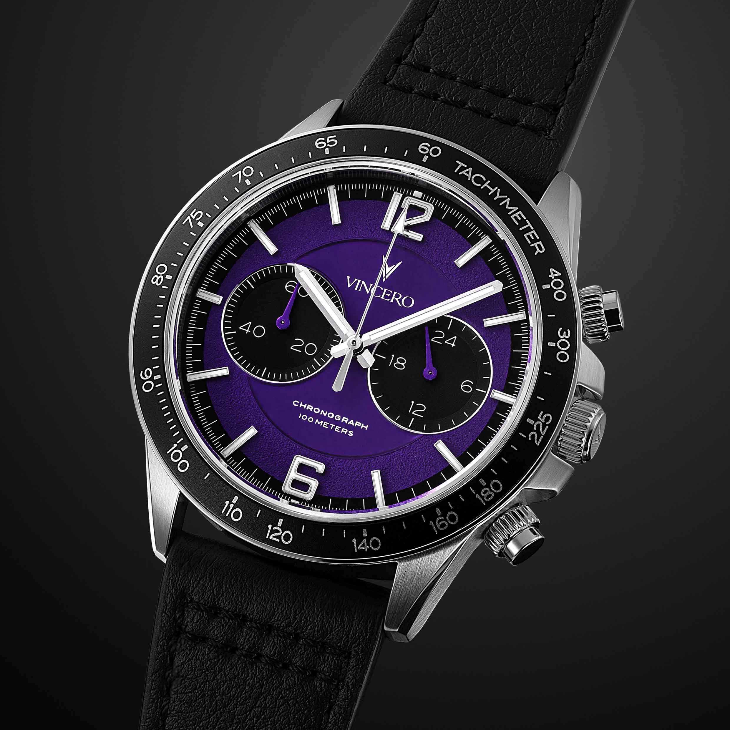 Apex Limited Release Ultraviolet 42mm Chronograph Watch
