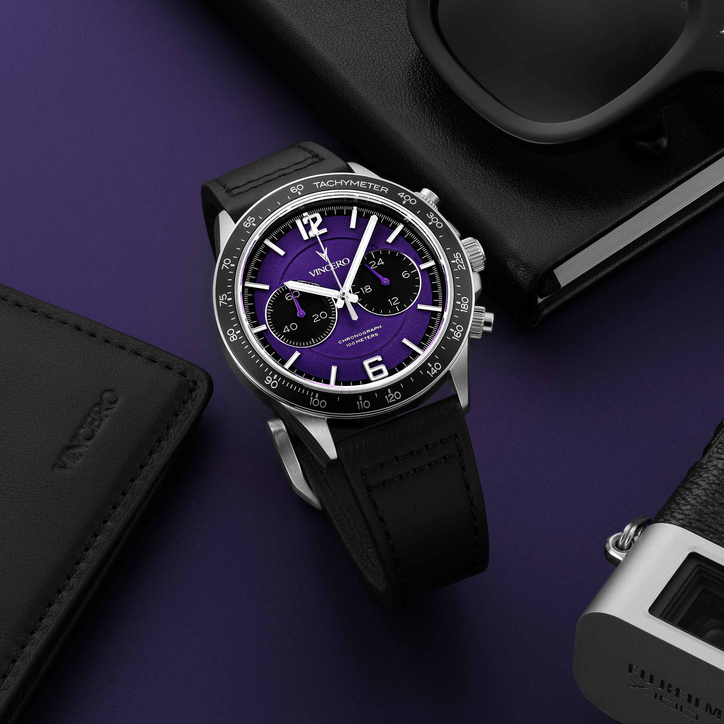 Apex Limited Release Ultraviolet 42mm Chronograph Watch