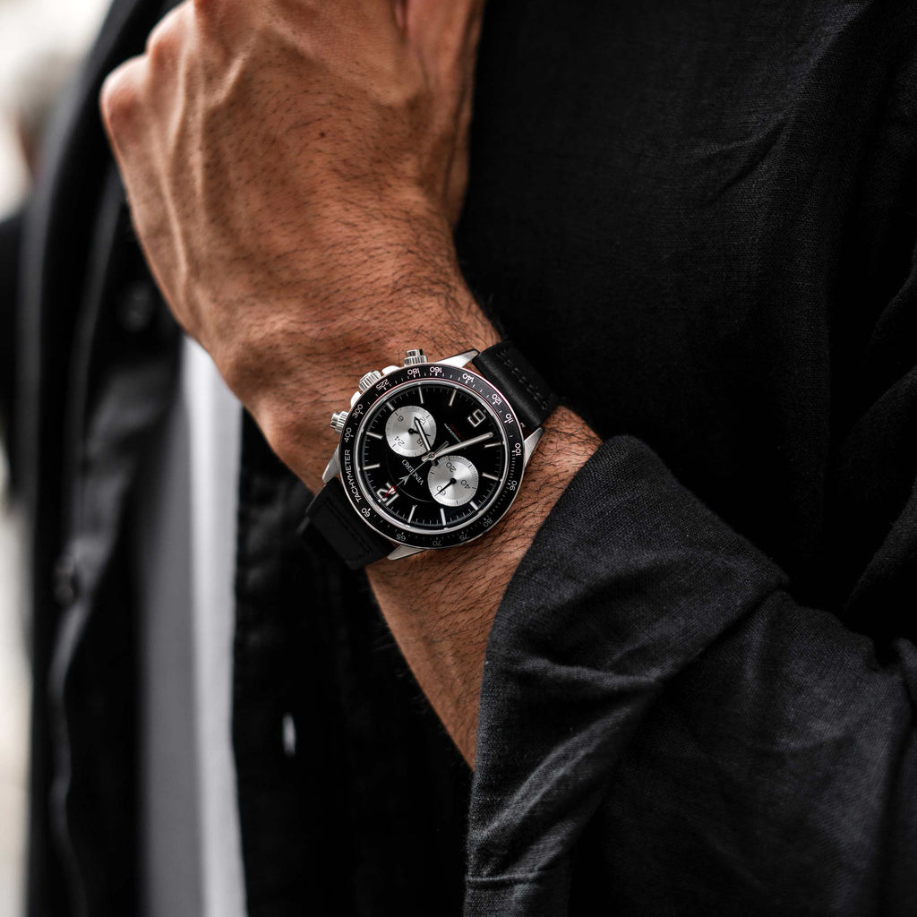 The Apex - Reverse Panda Chronograph Watch with 42mm Case