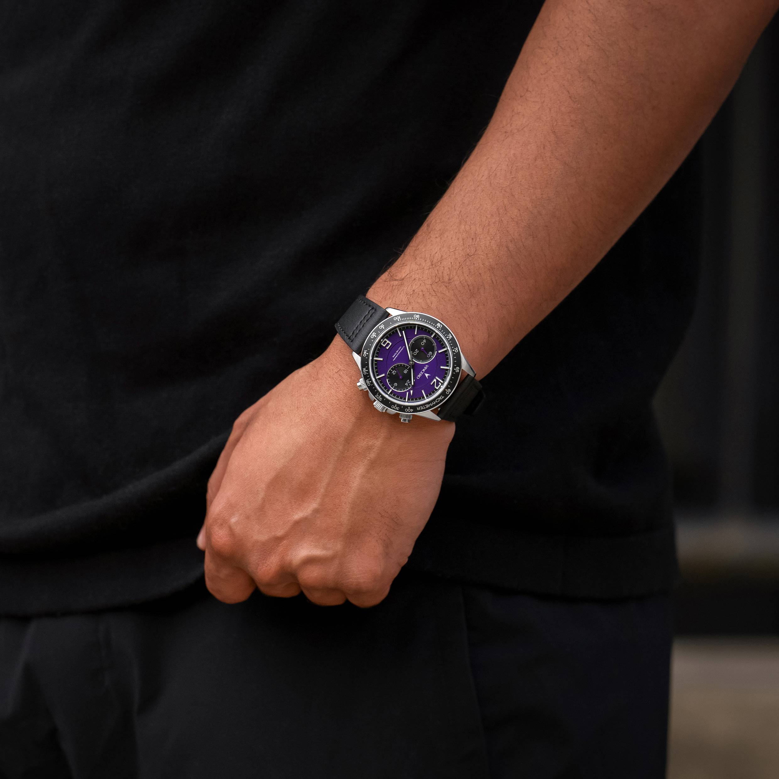 Apex Limited Release Ultraviolet 42mm Chronograph Watch